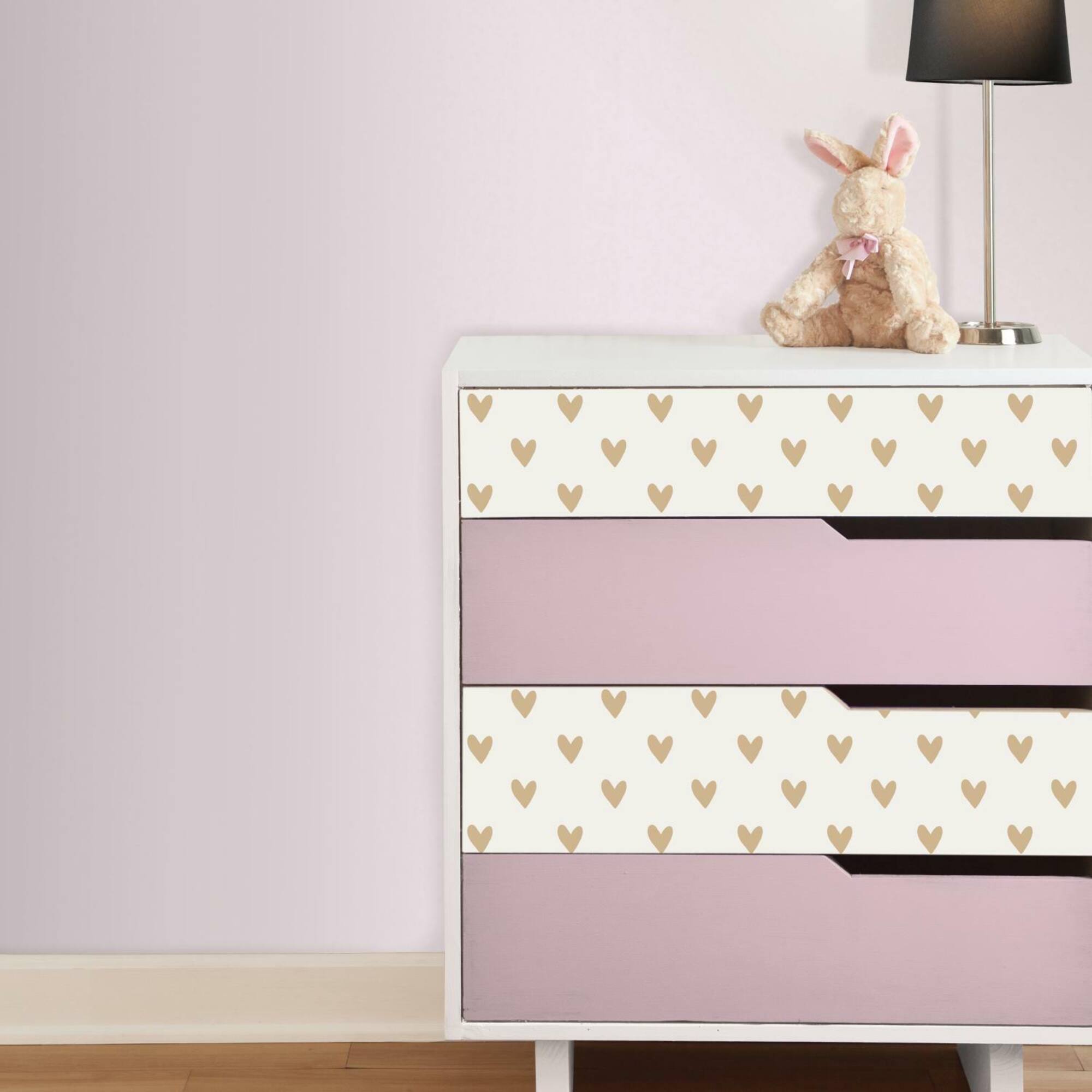 RoomMates Heart Spot Peel & Stick Wallpaper